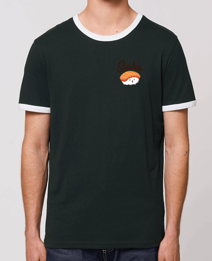 CAMISETA BORDES EN CONTRASTE UNISEX Stanley RINGER Sushis por Nana