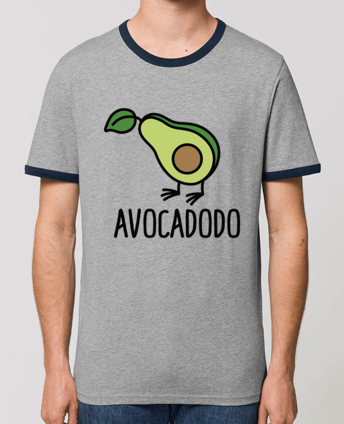 Unisex ringer t-shirt Ringer Avocadodo by LaundryFactory