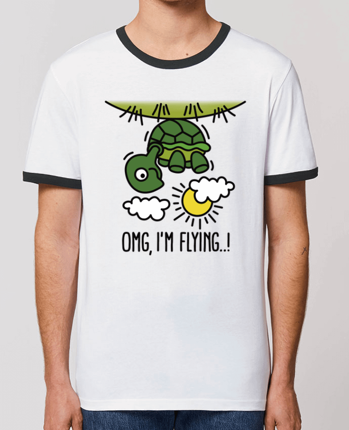 T-shirt OMG IM FLYING par LaundryFactory