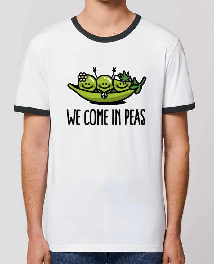 T-shirt WE COME IN PEAS par LaundryFactory