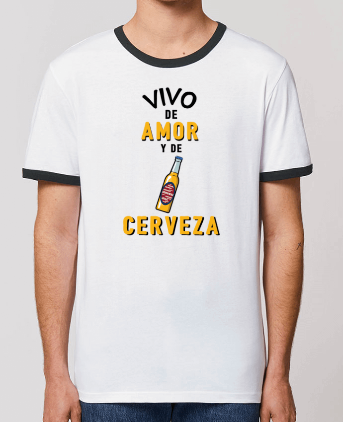 T-shirt Vivo de amor y de cerveza par tunetoo