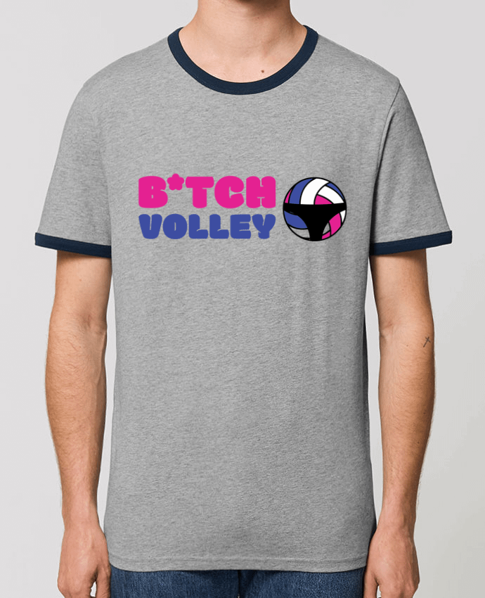 T-Shirt Contrasté Unisexe Stanley RINGER B*tch volley by tunetoo