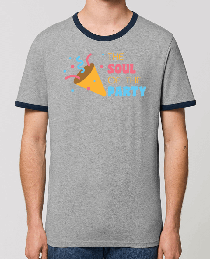 T-Shirt Contrasté Unisexe Stanley RINGER The soul of the byty by tunetoo