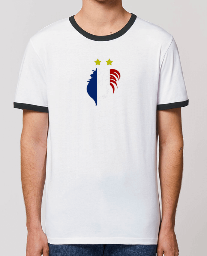 Unisex ringer t-shirt Ringer Champion du monde 2018 ! by AkenGraphics
