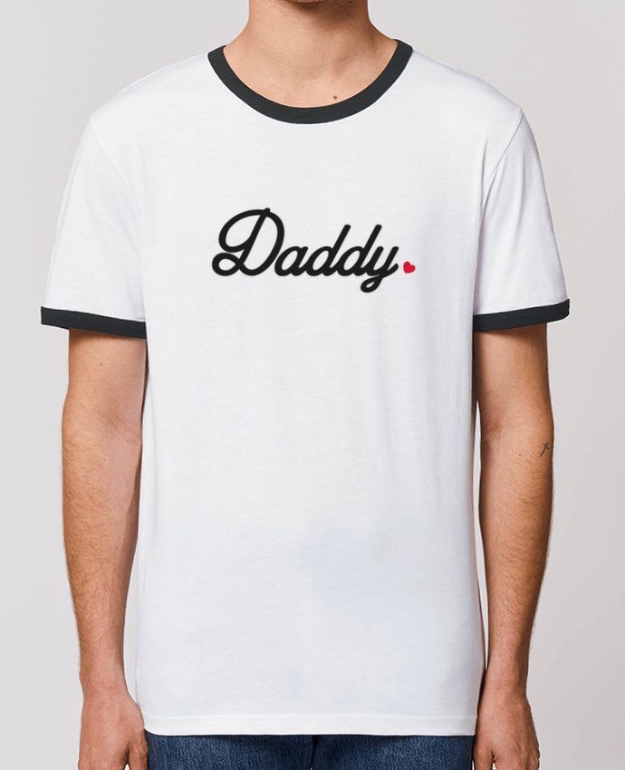 Unisex ringer t-shirt Ringer Daddy by Nana