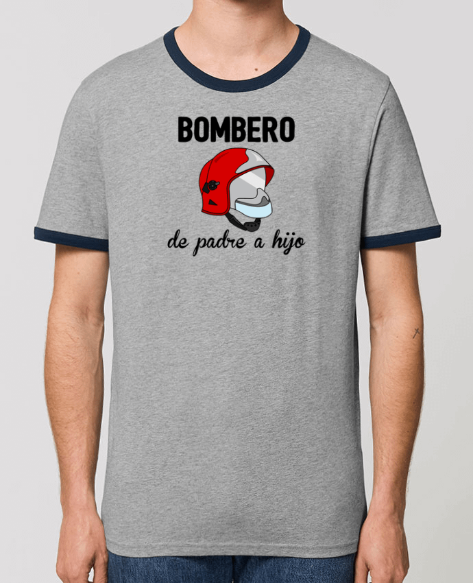 T-shirt Bombero de padre a hijo par tunetoo