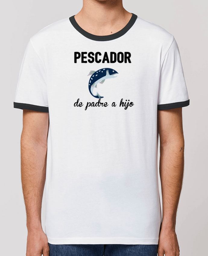 T-shirt Pescador de padre a hijo par tunetoo