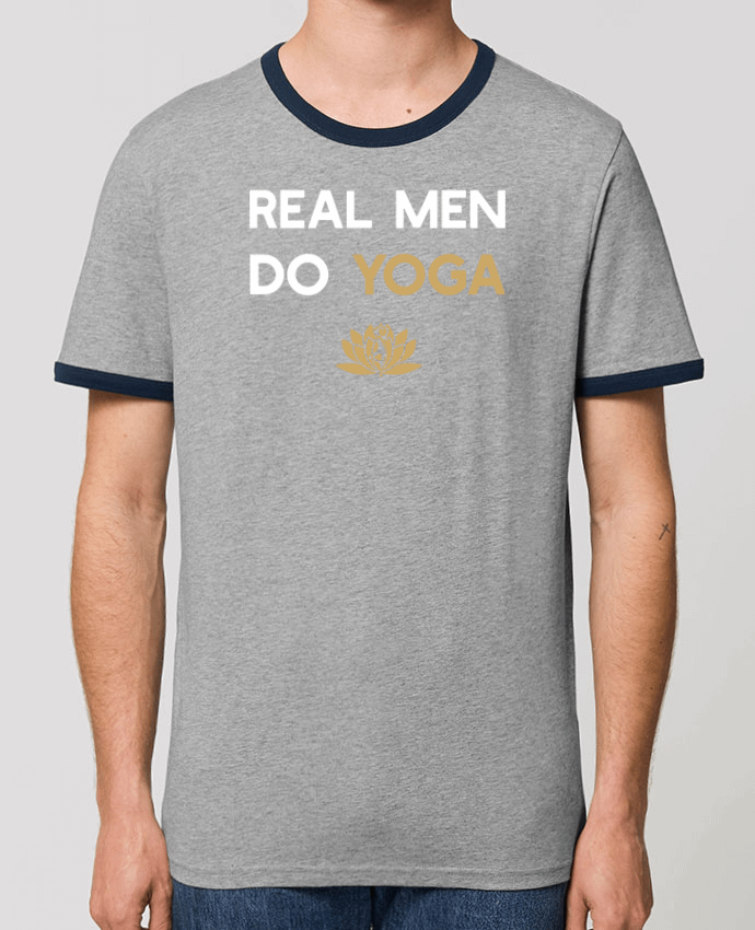 T-shirt Real men do yoga par Original t-shirt