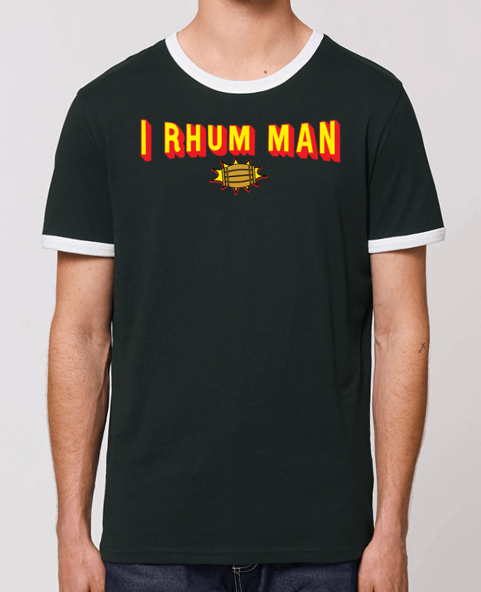 Unisex ringer t-shirt Ringer I Rhum Man by Original t-shirt