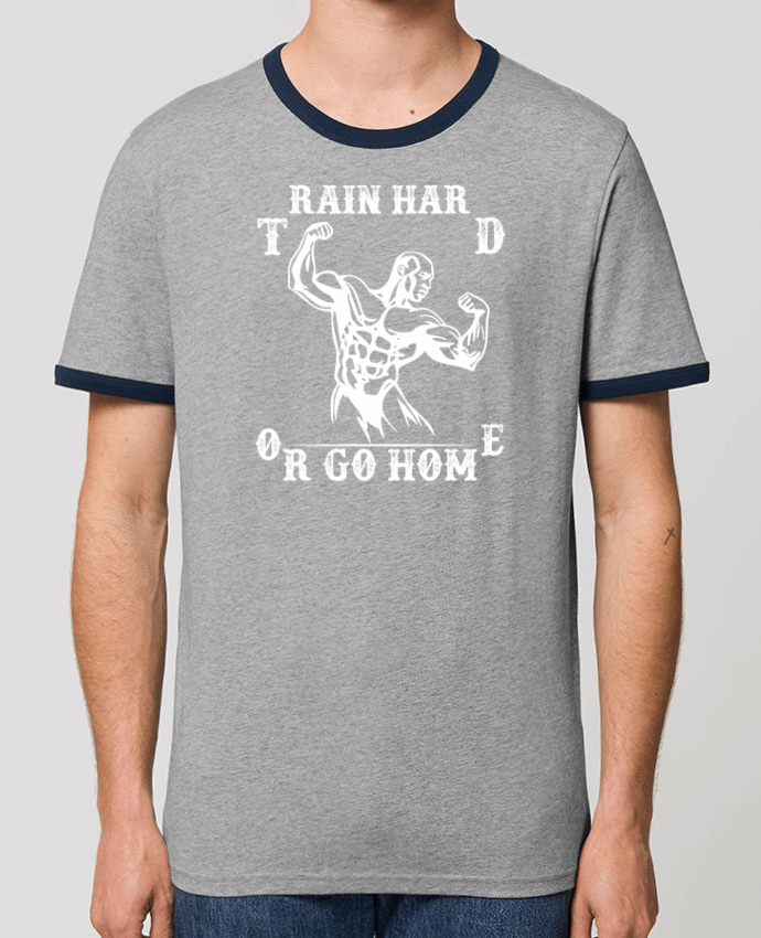 CAMISETA BORDES EN CONTRASTE UNISEX Stanley RINGER Train hard or Go Home por Original t-shirt