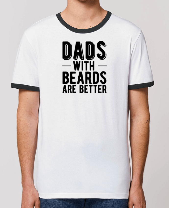 Unisex ringer t-shirt Ringer Dad beard by Original t-shirt