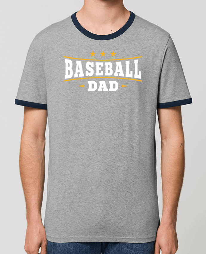 CAMISETA BORDES EN CONTRASTE UNISEX Stanley RINGER Baseball Dad por Original t-shirt