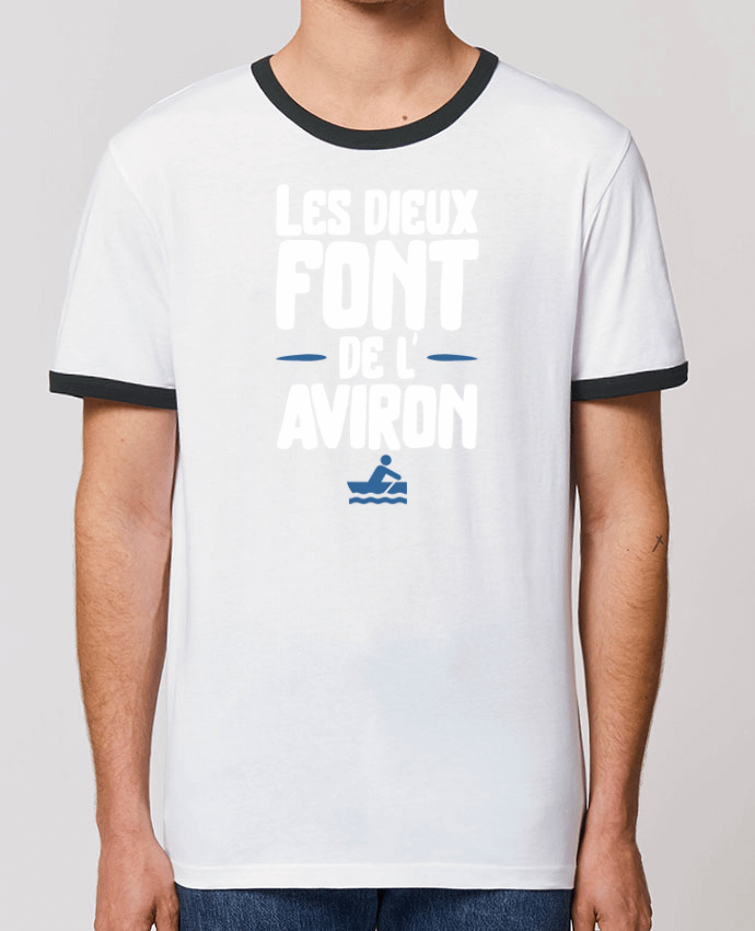 Unisex ringer t-shirt Ringer Dieu de l'aviron by Original t-shirt