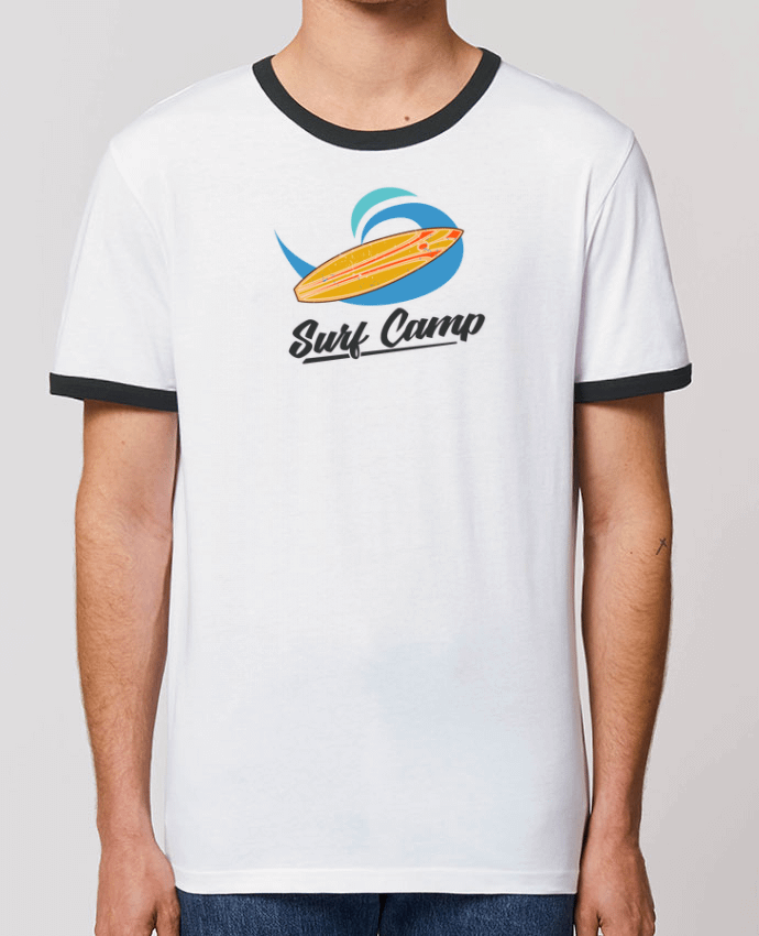 CAMISETA BORDES EN CONTRASTE UNISEX Stanley RINGER Summer Surf Camp por tunetoo