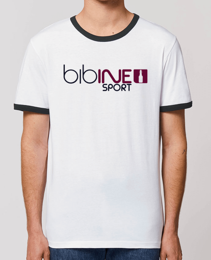 Unisex ringer t-shirt Ringer BIBINE SPORT by PTIT MYTHO