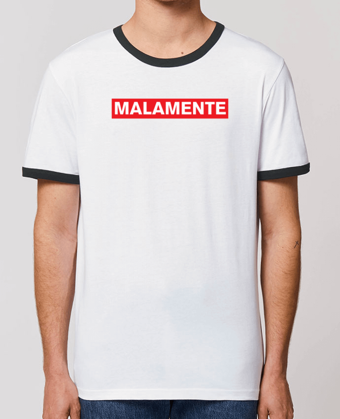 Unisex ringer t-shirt Ringer Malamente by tunetoo