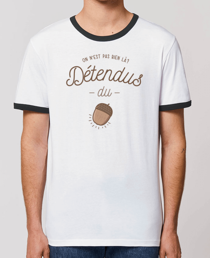 CAMISETA BORDES EN CONTRASTE UNISEX Stanley RINGER DETENDUS DU GLAND por PTIT MYTHO