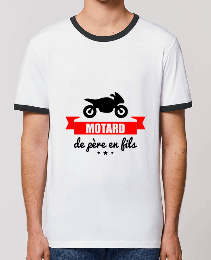 T-shirt Motard de père en fils, moto, motard par Benichan