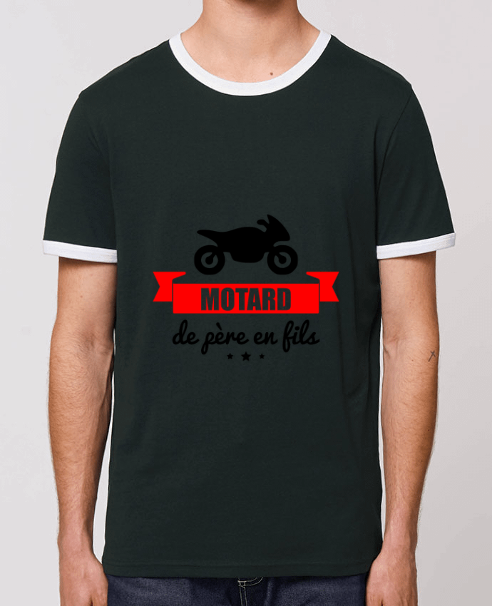 T-shirt Motard de père en fils, moto, motard par Benichan