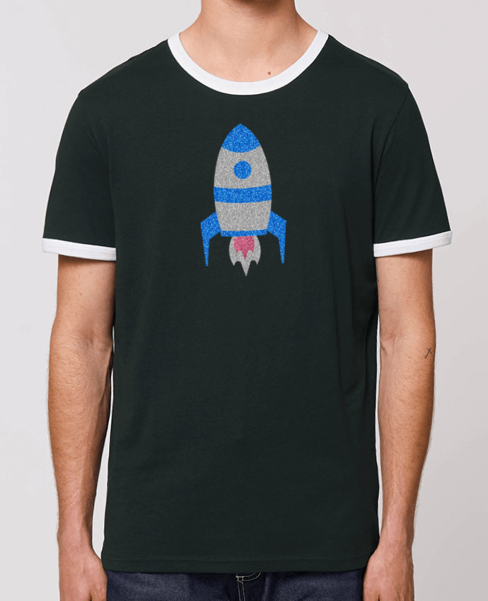 T-Shirt Contrasté Unisexe Stanley RINGER Fusée by Les Caprices de Filles
