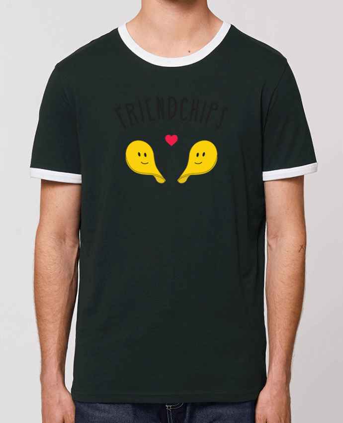 T-Shirt Contrasté Unisexe Stanley RINGER Friendchips by tunetoo