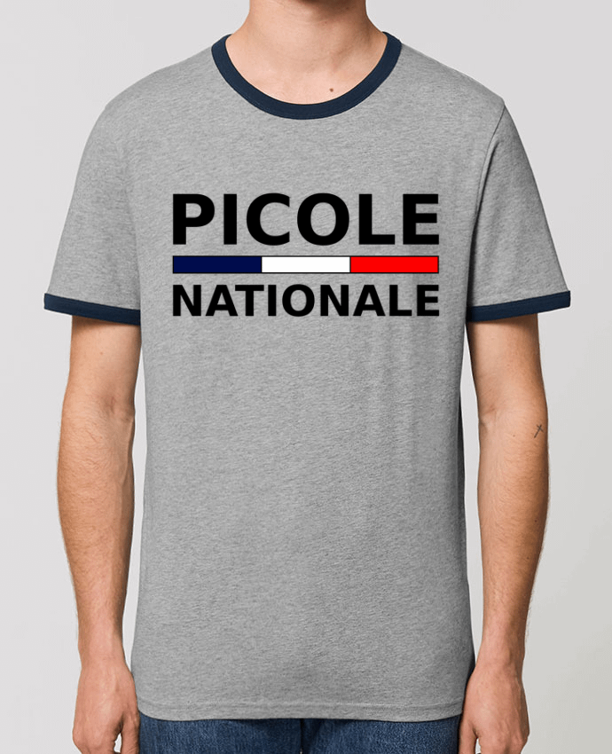 T-Shirt Contrasté Unisexe Stanley RINGER picole nationale by Milie