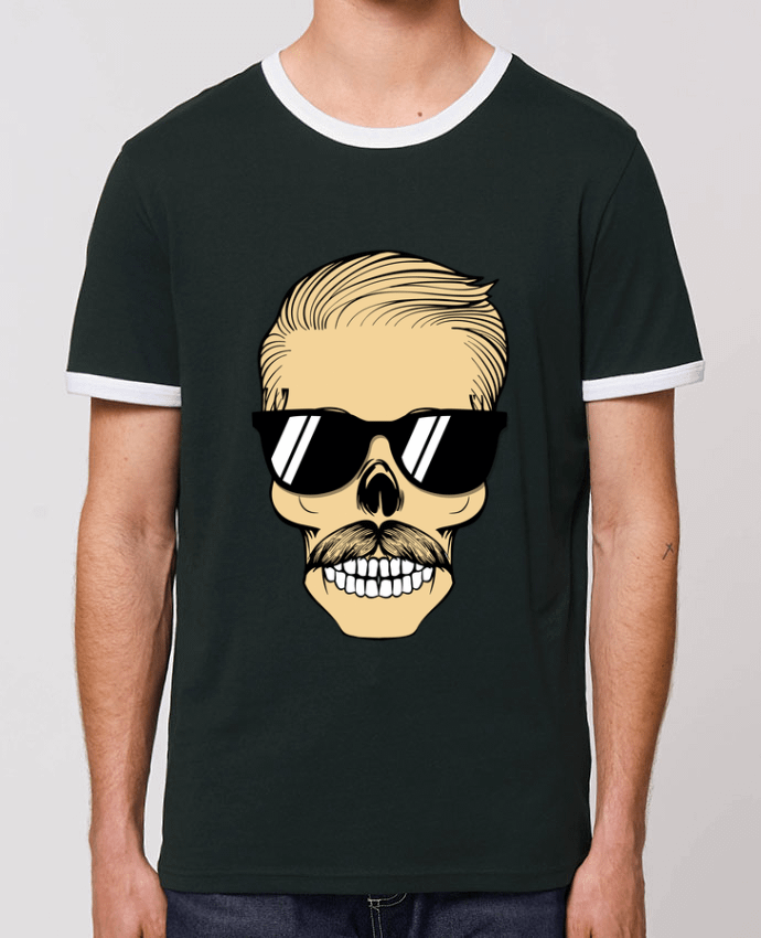 T-Shirt Contrasté Unisexe Stanley RINGER Poker Face by Kap Atelier