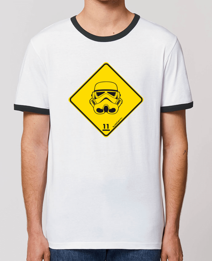 T-Shirt Contrasté Unisexe Stanley RINGER Storm Trooper by Zorglub