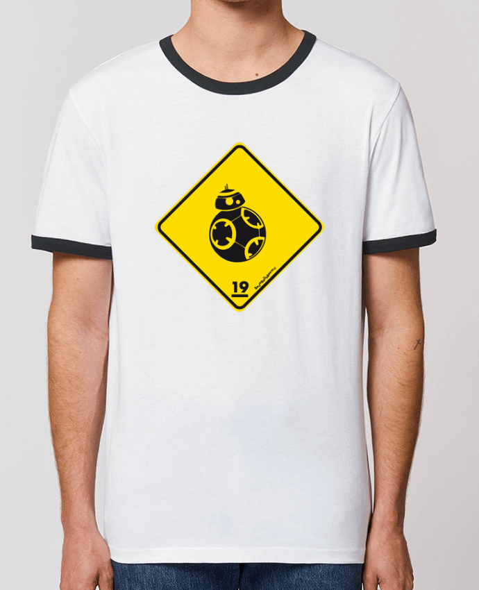 T-Shirt Contrasté Unisexe Stanley RINGER BB-8 by Zorglub