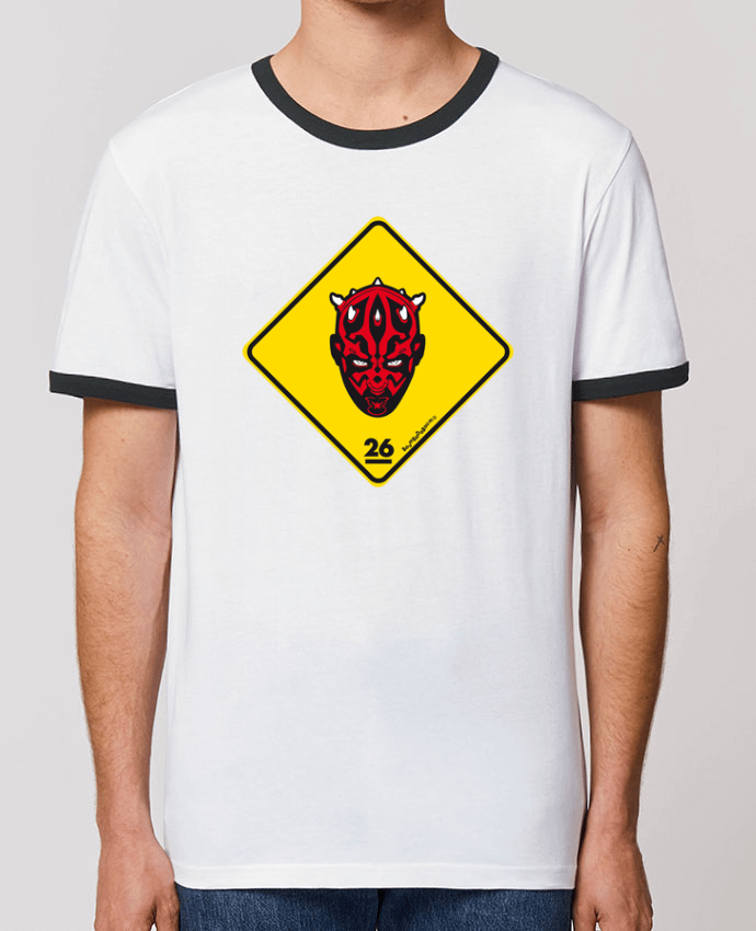 Unisex ringer t-shirt Ringer Darth Maul by Zorglub