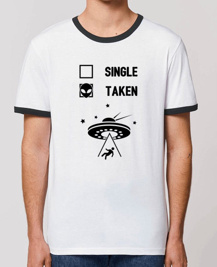 CAMISETA BORDES EN CONTRASTE UNISEX Stanley RINGER Taken by alien por tunetoo