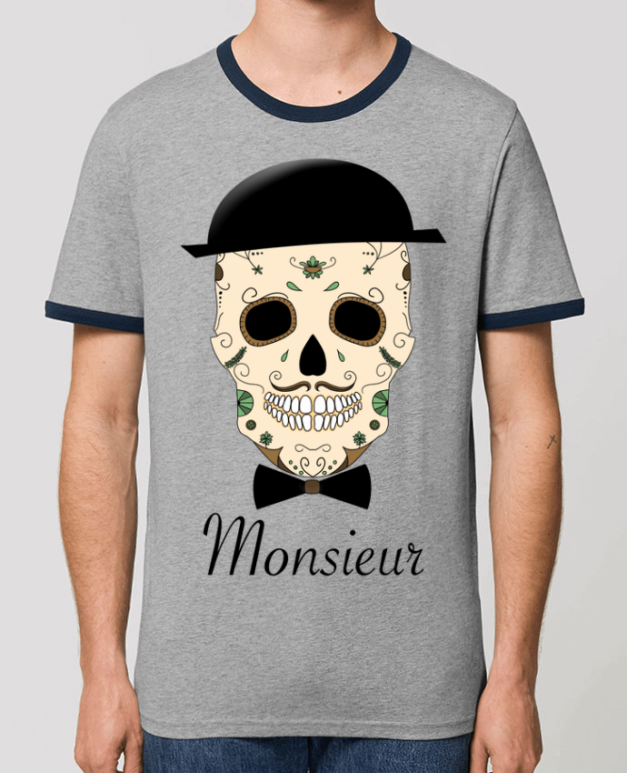 T-shirt Calavera Monsieur par Mx ARTificiel