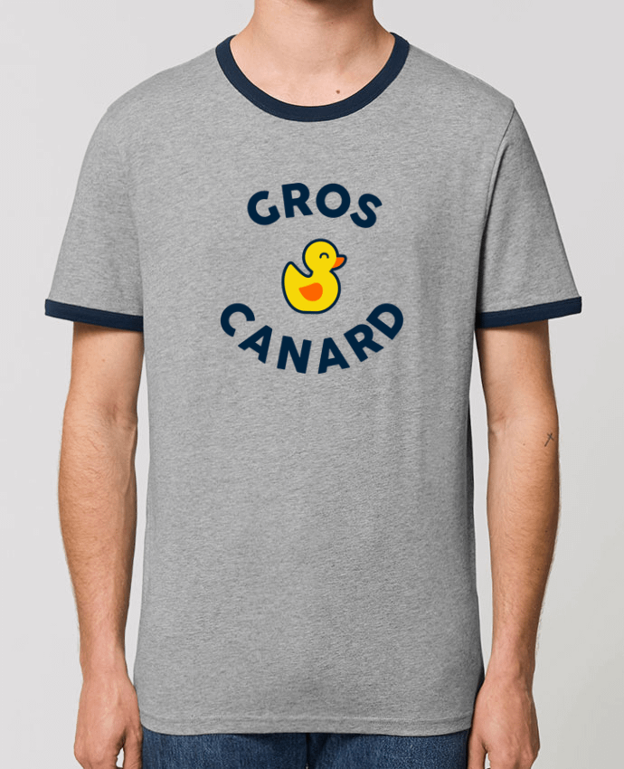 Unisex ringer t-shirt Ringer Gros Canard by tunetoo