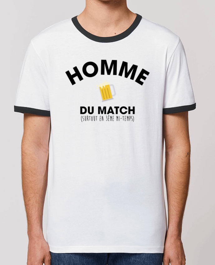 CAMISETA BORDES EN CONTRASTE UNISEX Stanley RINGER Homme du match - Bière por tunetoo