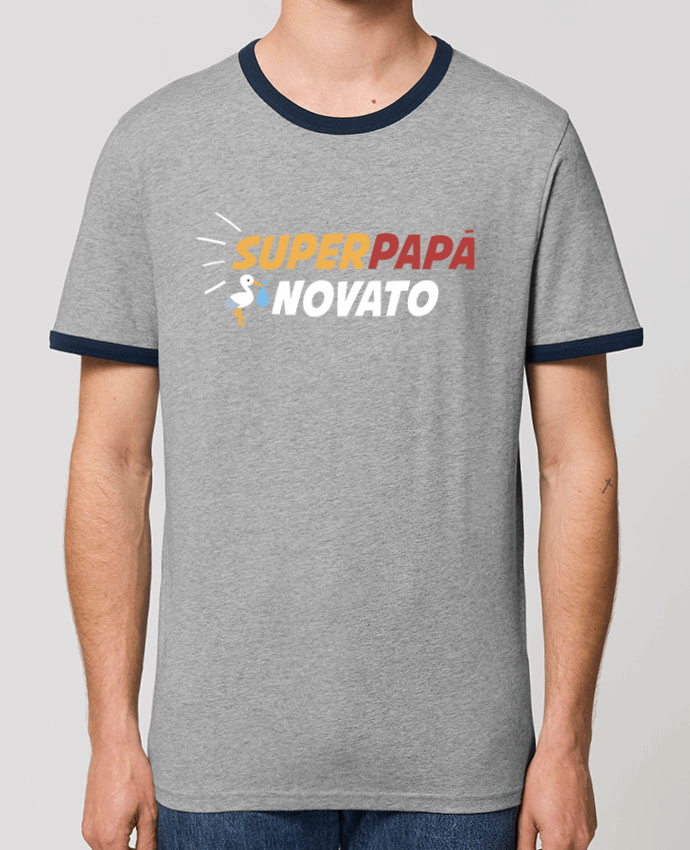 T-shirt Superpapá novato par tunetoo