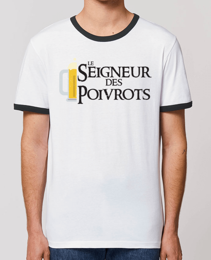 Unisex ringer t-shirt Ringer Le seigneur des poivrots by tunetoo