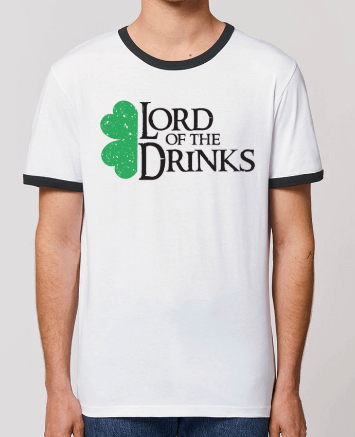T-Shirt Contrasté Unisexe Stanley RINGER Lord of the Drinks by tunetoo