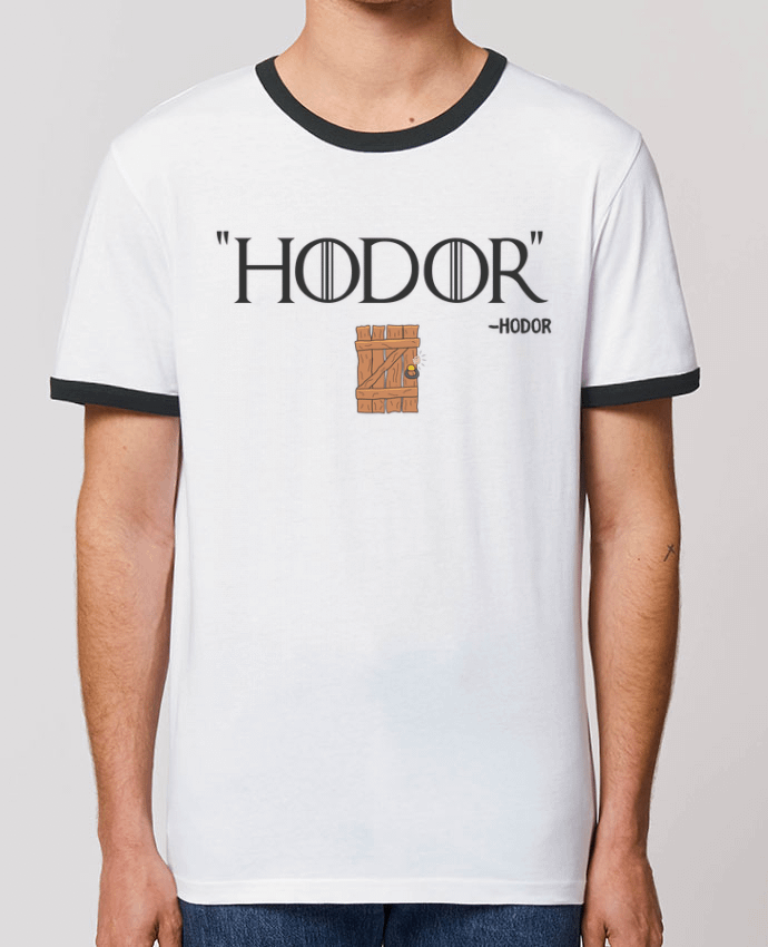 T-Shirt Contrasté Unisexe Stanley RINGER Hodor by tunetoo