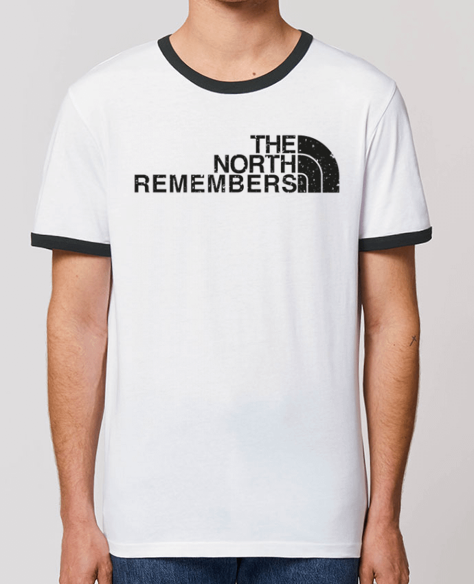 Unisex ringer t-shirt Ringer The North Remembers by tunetoo