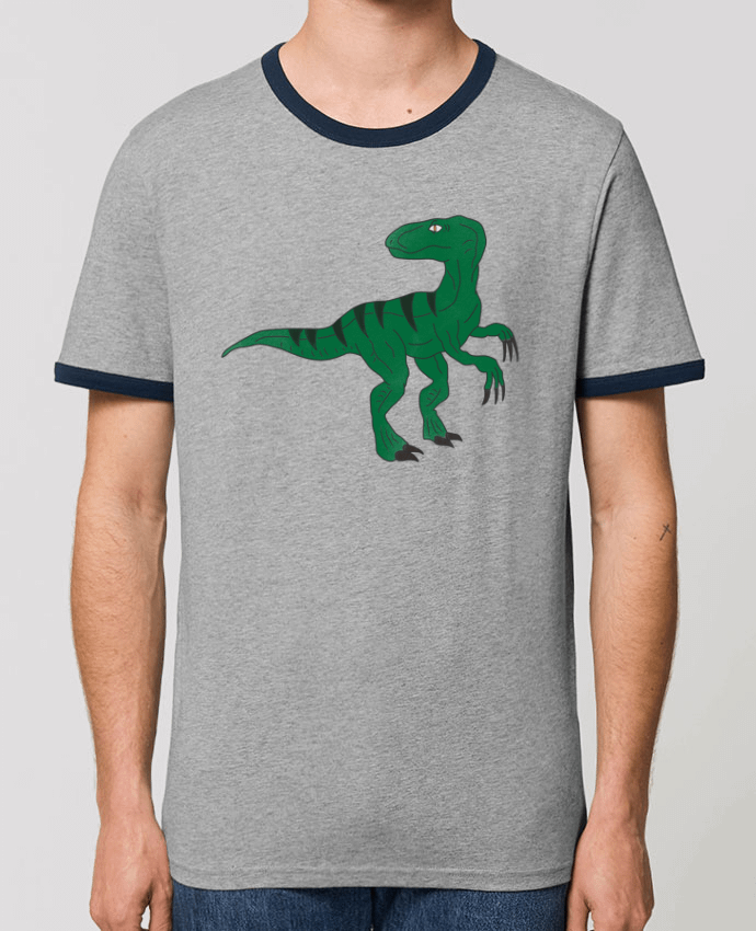 T-Shirt Contrasté Unisexe Stanley RINGER Dino by tunetoo