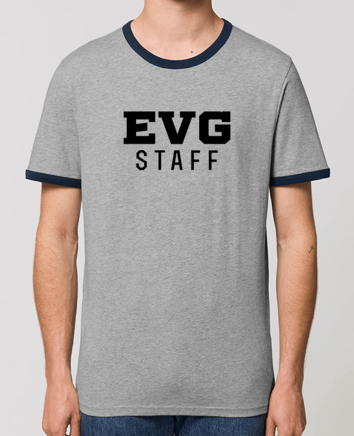 Unisex ringer t-shirt Ringer Evg staff mariage by Original t-shirt