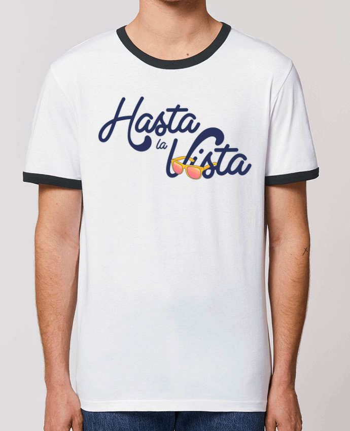 Unisex ringer t-shirt Ringer Hasta la Vista by tunetoo