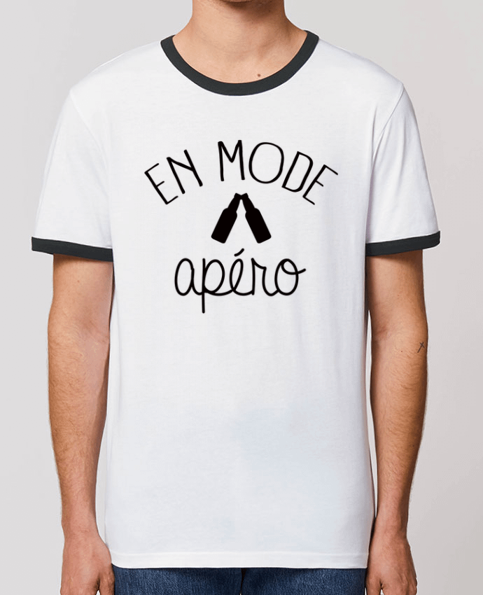 T-Shirt Contrasté Unisexe Stanley RINGER En Mode Apéro by Freeyourshirt.com