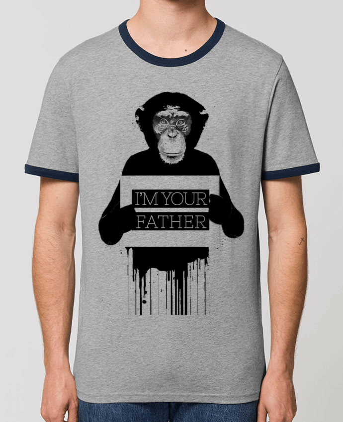 T-Shirt Contrasté Unisexe Stanley RINGER I'm your father II by Balàzs Solti
