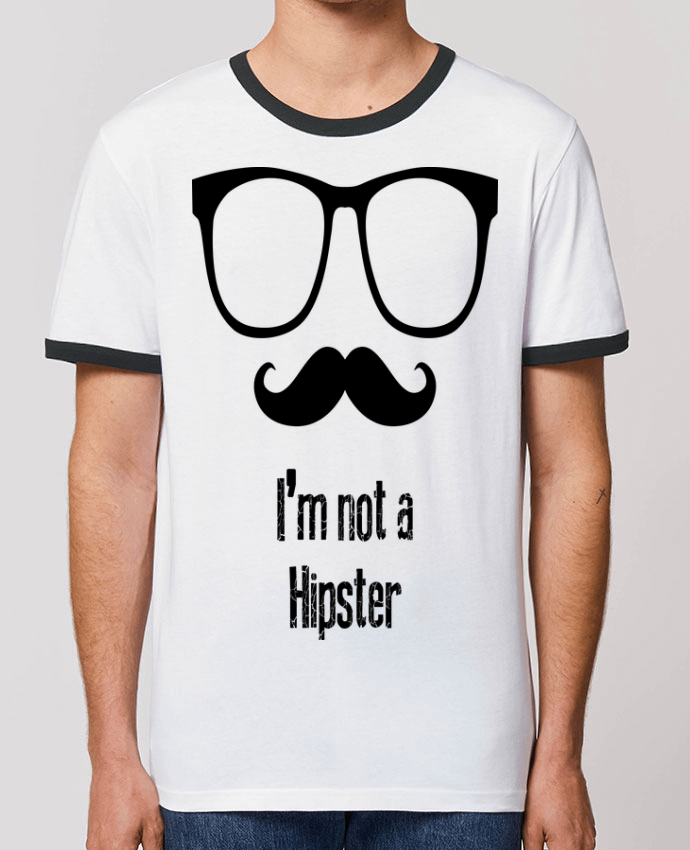 CAMISETA BORDES EN CONTRASTE UNISEX Stanley RINGER HIPSTER por Tchilleur