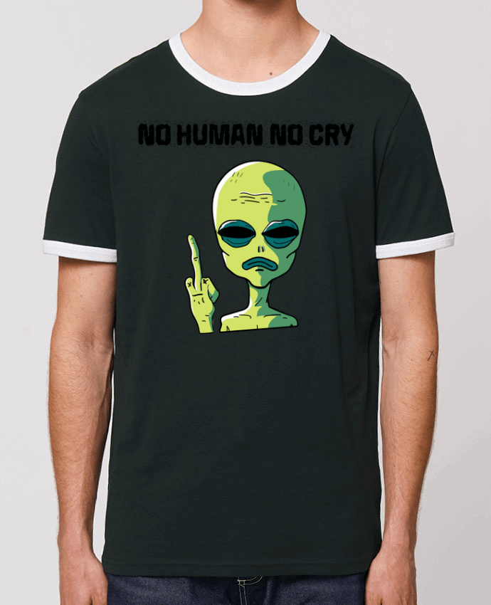 T-shirt No human no cry par jorrie