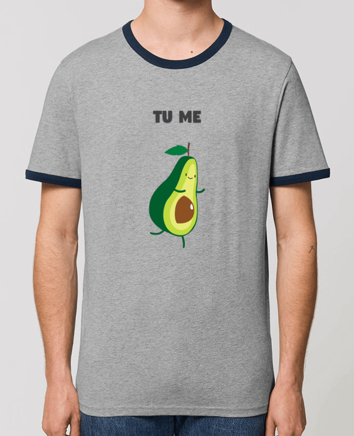 T-shirt Tu me completas - Avocado par tunetoo