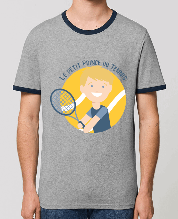 Unisex ringer t-shirt Ringer Le Petit Prince du Tennis by Le Petit Prince du Tennis
