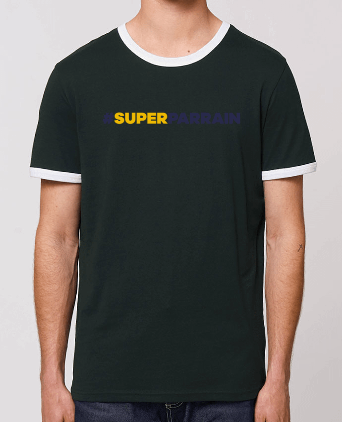 T-Shirt Contrasté Unisexe Stanley RINGER #Superbyrain by tunetoo
