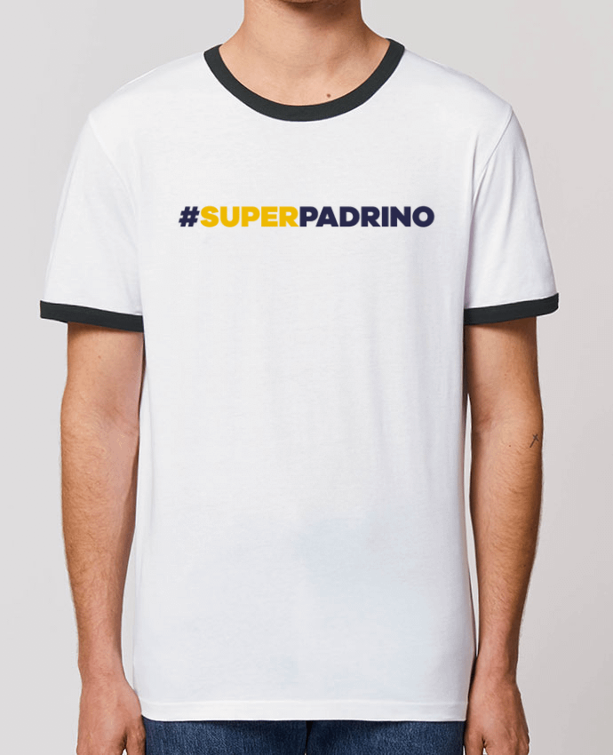 T-Shirt Contrasté Unisexe Stanley RINGER #SUPERPADRINO by tunetoo